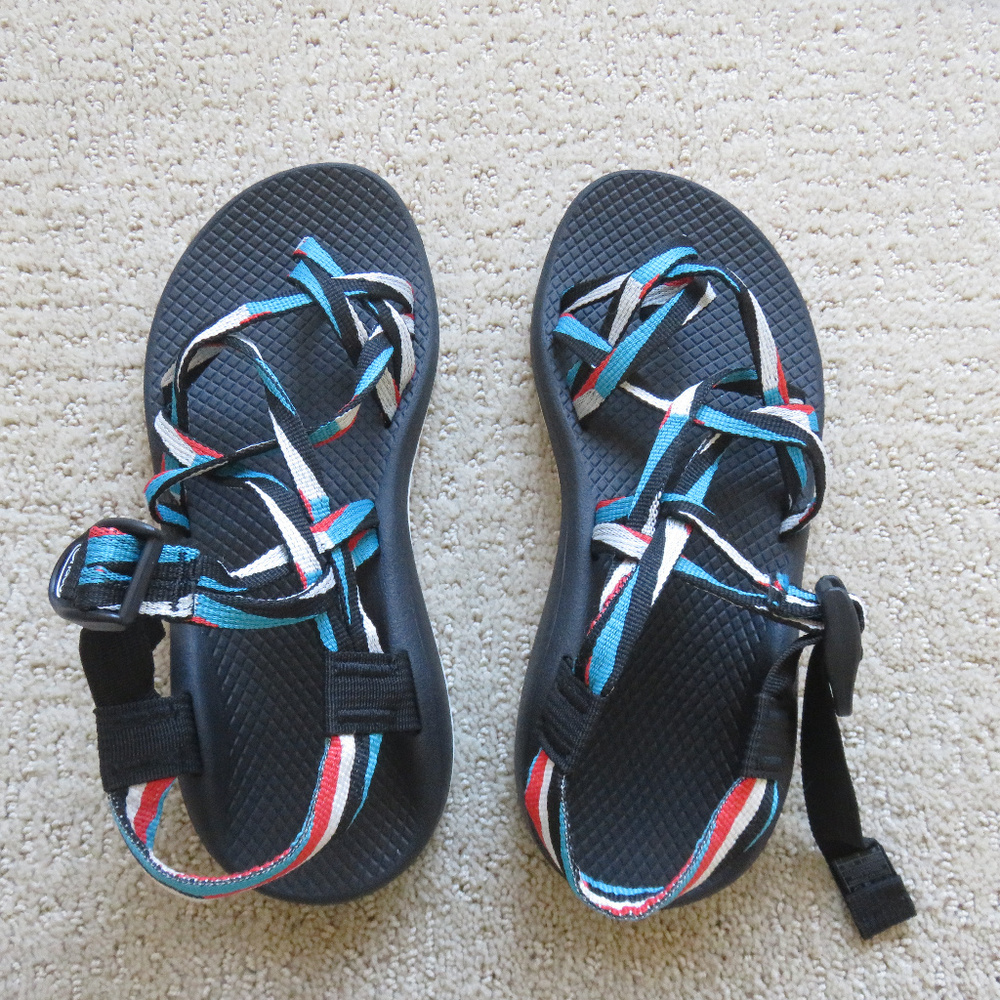 New Chaco Zx2 Cloud Multi Color Sports Sandals 7